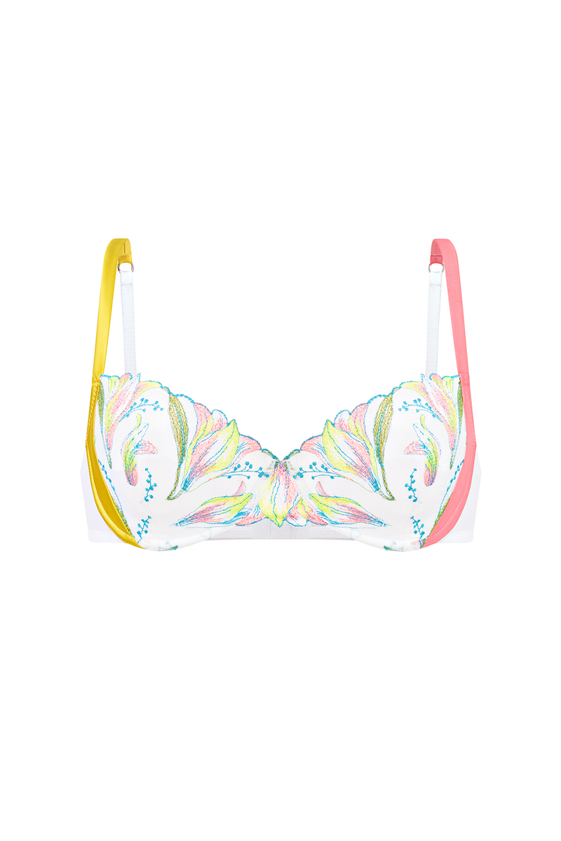 Clarisse White Bra