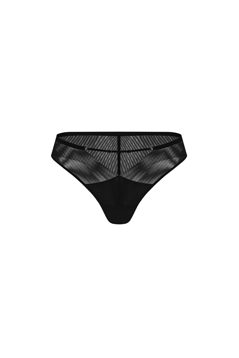 Kasumi Black Thong