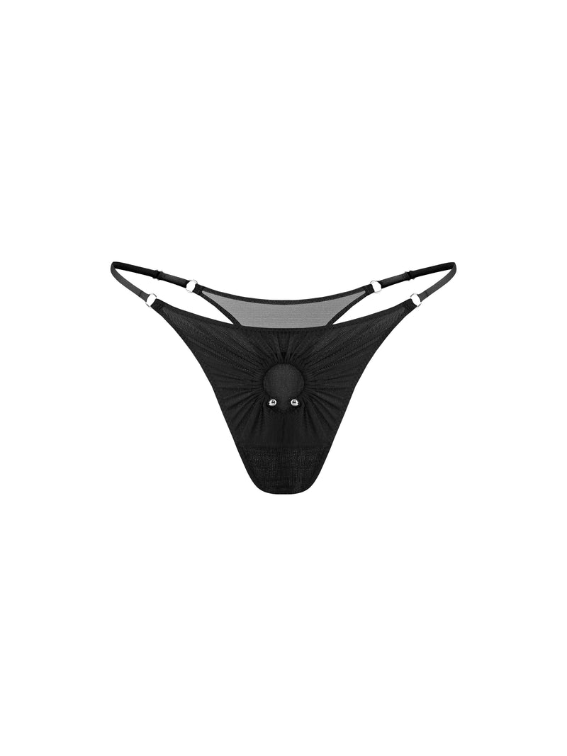 Opal Black G-String