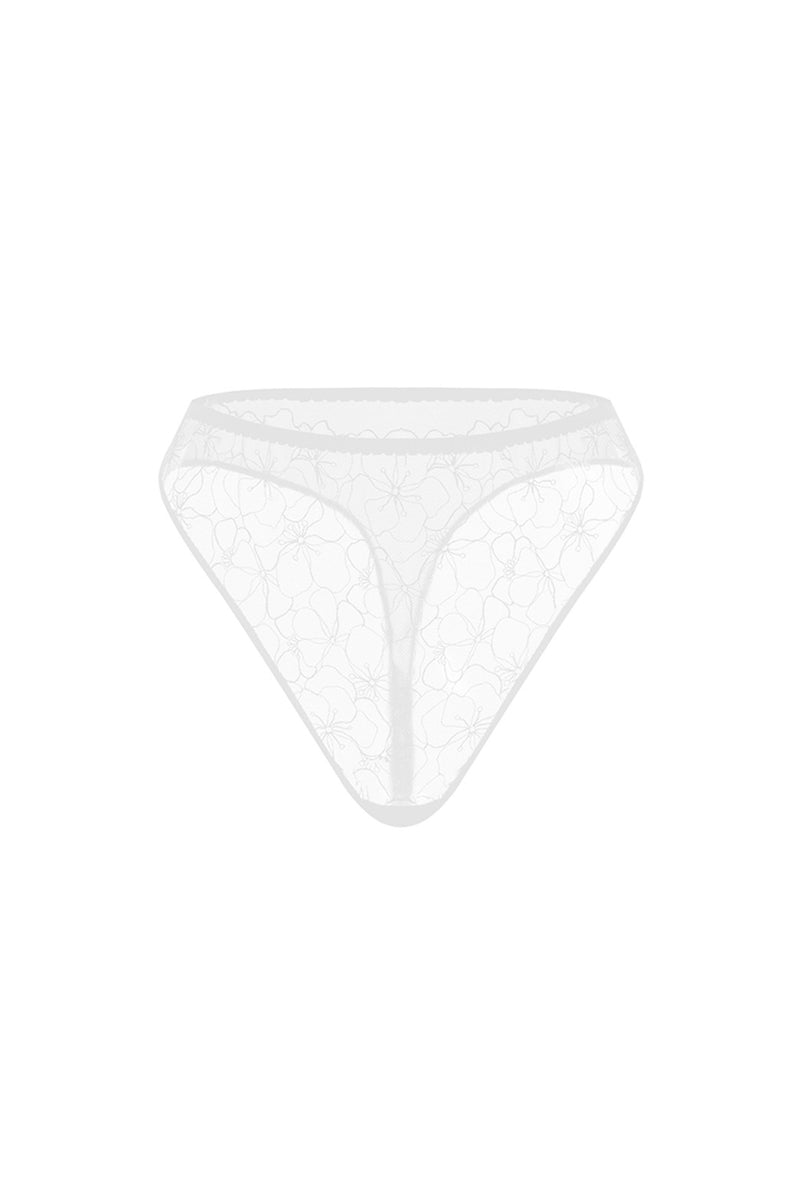 Marion White High-Waisted Brief