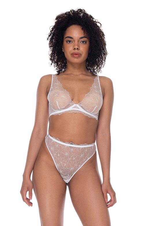 Marion White Bra